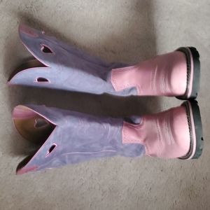 Ariat Ladies Boots, Style 15219, Size 10B, Pink & Lavender